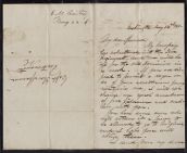 Letter from D. M. Carter to Captain Thomas Sparrow